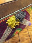画像4: タイダム族刺繍 マルチビッグポーチ (4)