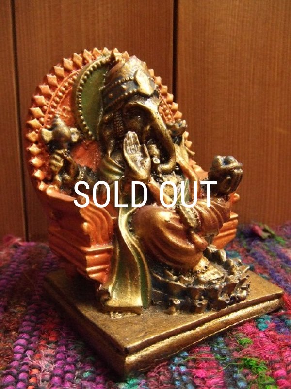 画像4: ガネーシャ 置物 （富と繁栄・商売繁盛・学問の神） (4)