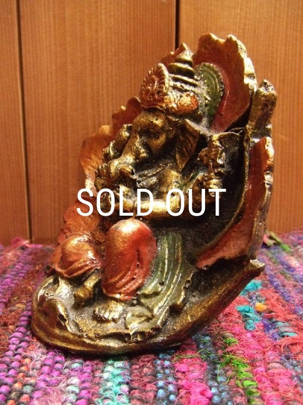 画像2: ガネーシャ 置物 （富と繁栄・商売繁盛・学問の神） (2)