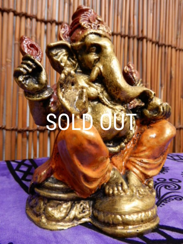 画像6: ガネーシャ 置物 （富と繁栄・商売繁盛・学問の神） (6)