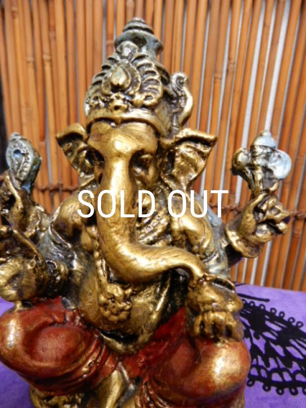 画像5: ガネーシャ 置物 （富と繁栄・商売繁盛・学問の神） (5)