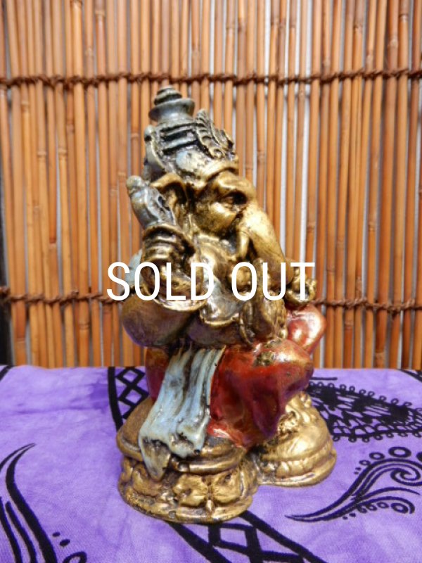 画像4: ガネーシャ 置物 （富と繁栄・商売繁盛・学問の神） (4)