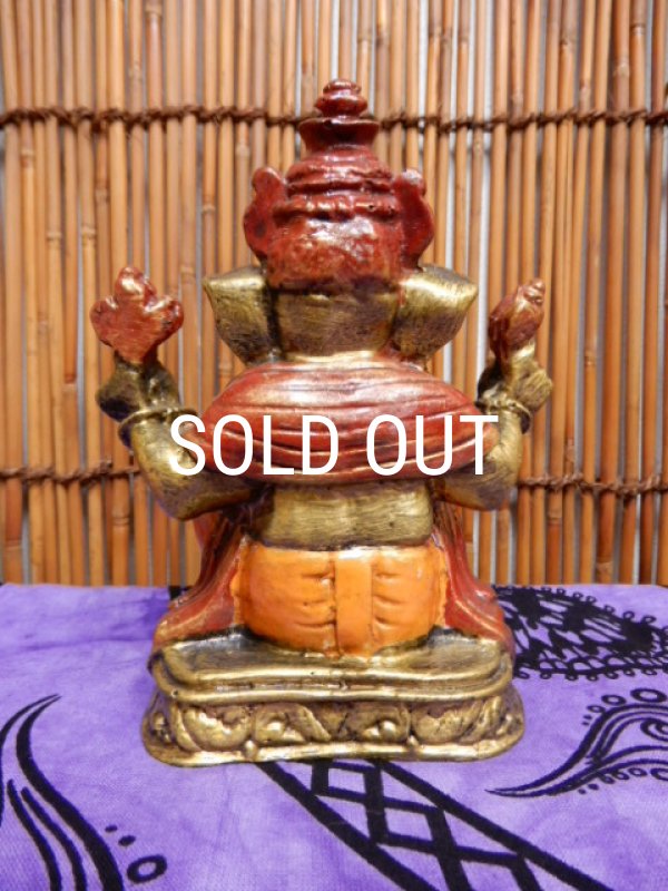 画像3: ガネーシャ 置物 （富と繁栄・商売繁盛・学問の神） (3)