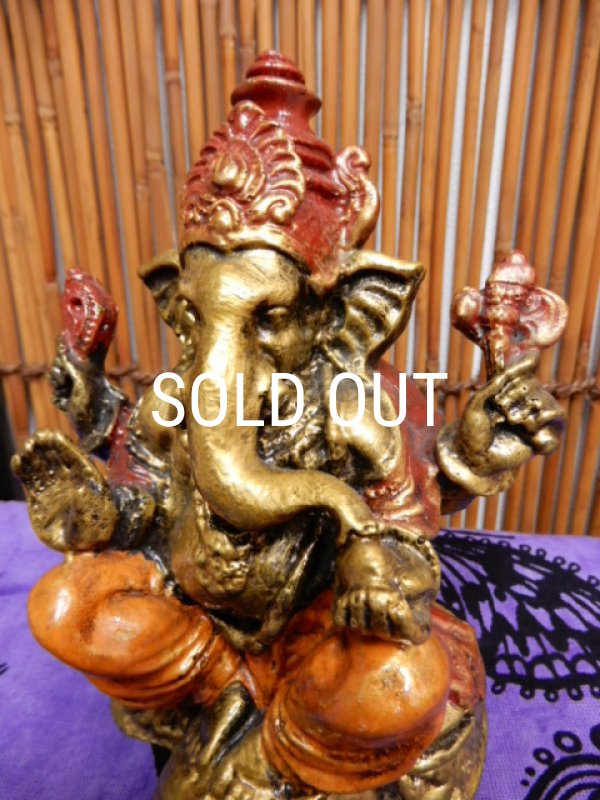 画像5: ガネーシャ 置物 （富と繁栄・商売繁盛・学問の神） (5)