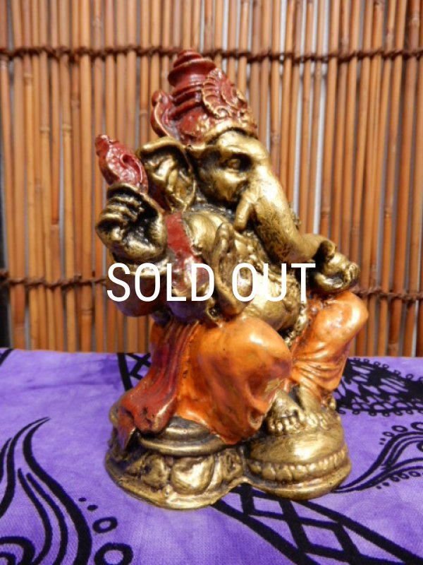 画像4: ガネーシャ 置物 （富と繁栄・商売繁盛・学問の神） (4)