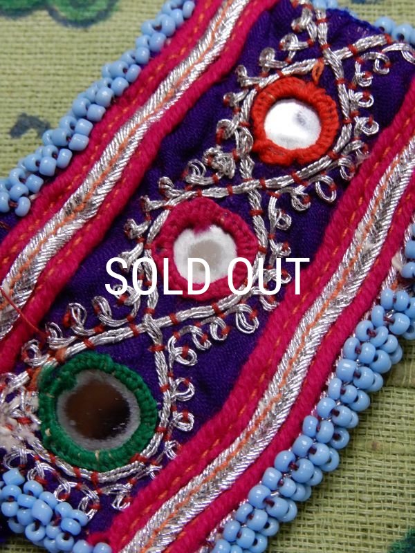 画像4: アフガン ミラーワーク ロングネックレス  (4)