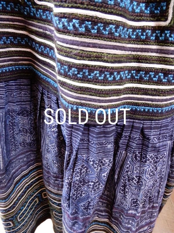 画像6: モン族刺繍 ロングスカート (6)