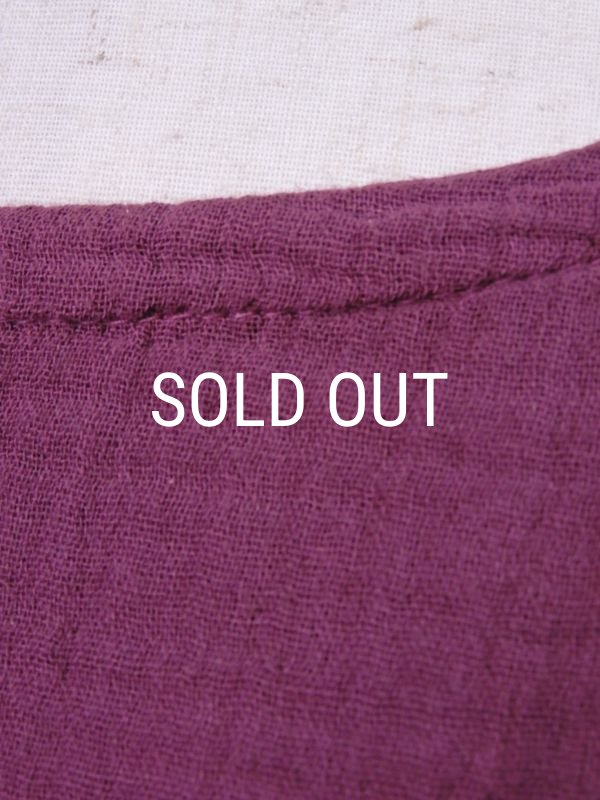 画像8: ダブルガーゼ ヘムライントップ (8)