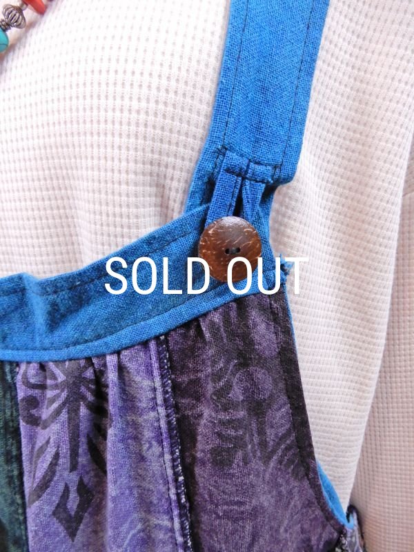 画像6: パッチワーク サロペット (6)