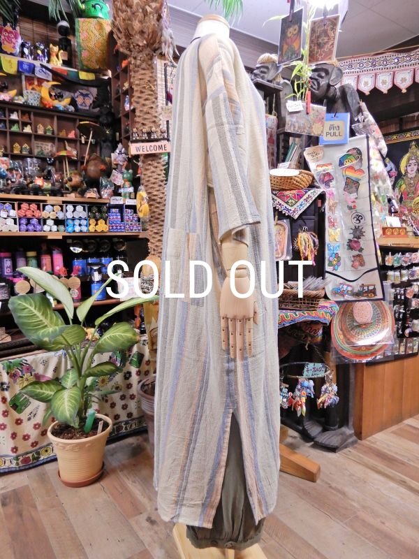 画像4: ストライプコットンワンピース (4)