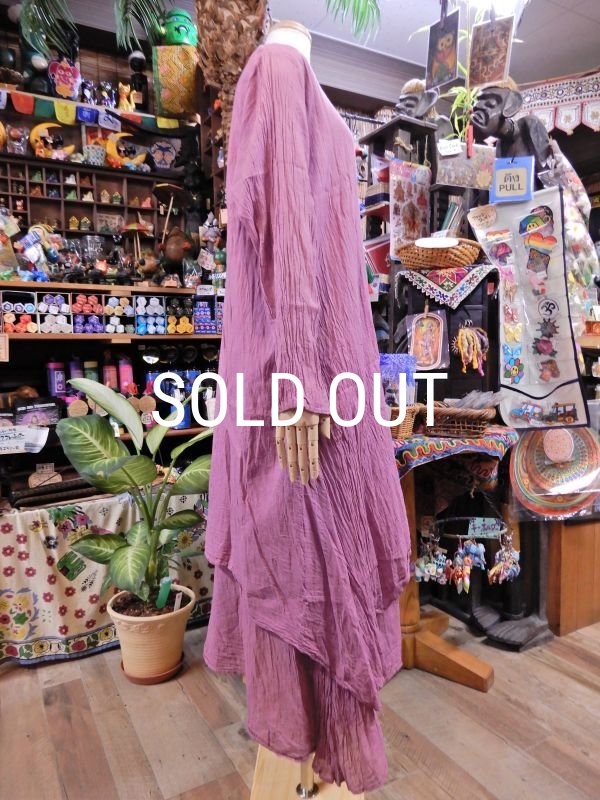 画像4: コットン レイヤードワンピース (4)