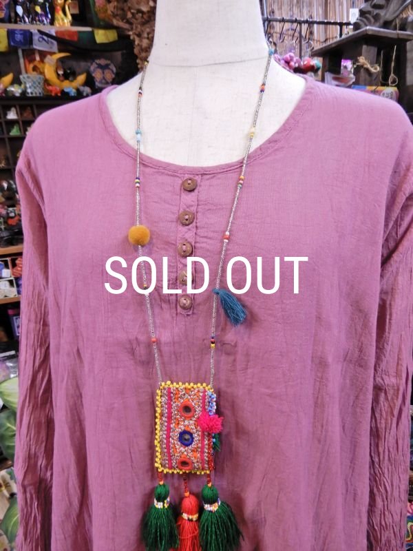 画像9: コットン レイヤードワンピース (9)