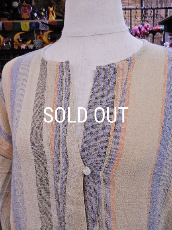 画像6: ストライプコットンワンピース (6)