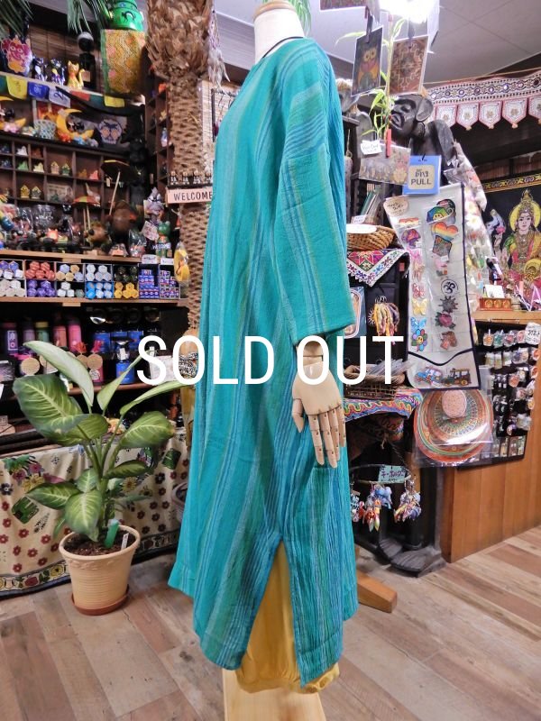 画像2: ストライプコットンワンピース (2)