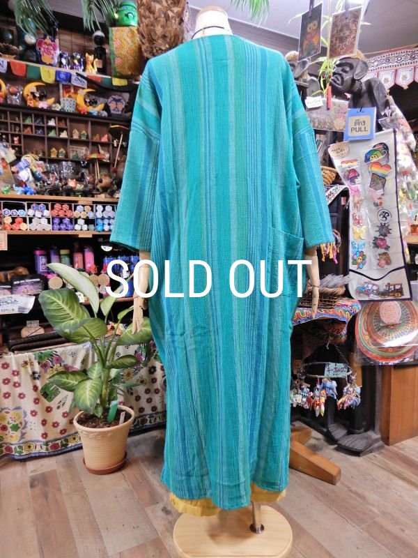 画像3: ストライプコットンワンピース (3)