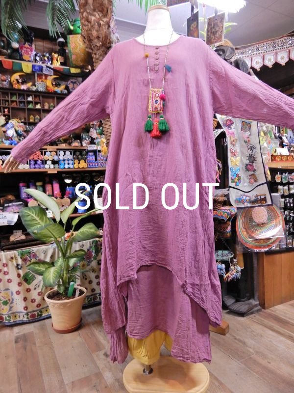 画像5: コットン レイヤードワンピース (5)