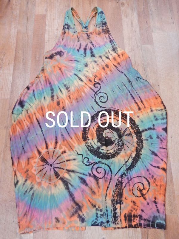 画像13: タイダイ コクーンシルエットワンピース (13)