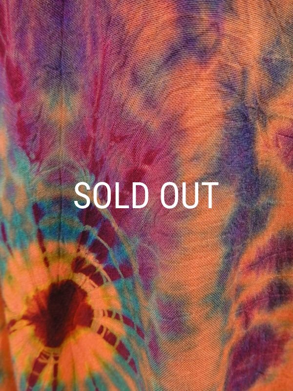 画像9: タイダイ レーヨンノースリーブチュニック (9)