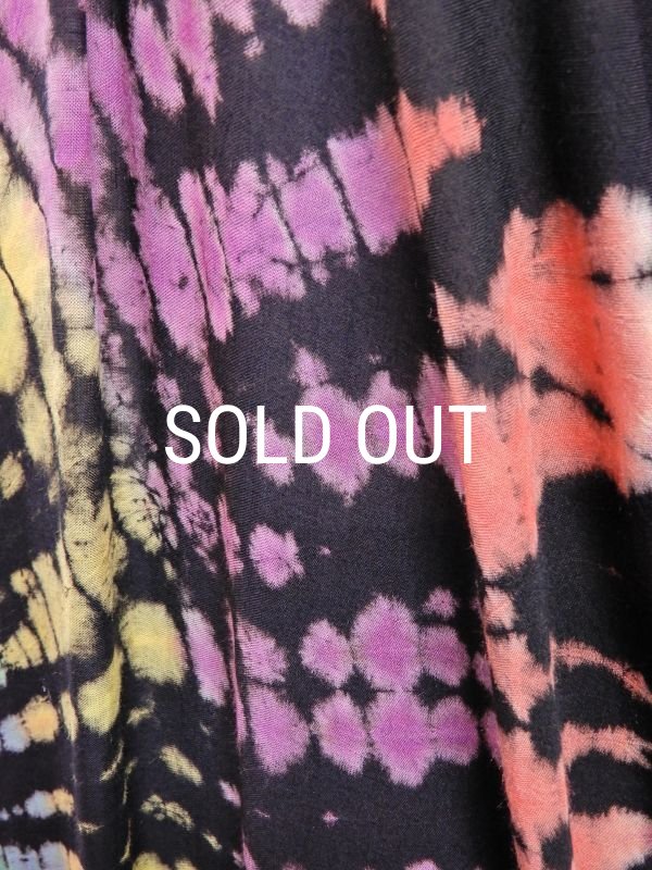 画像10: タイダイ 貫頭衣ワンピース (10)