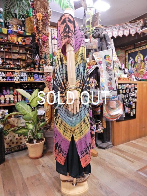 画像4: タイダイ 貫頭衣ワンピース (4)