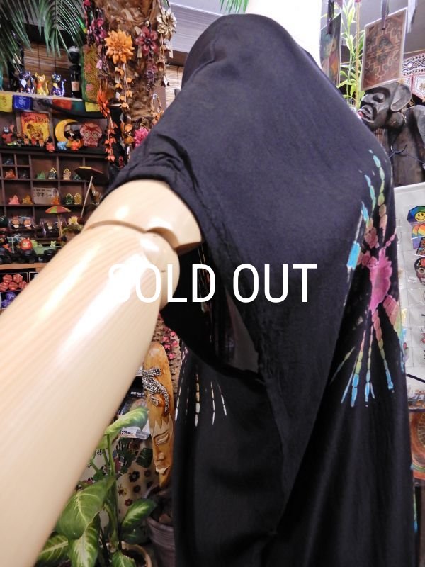 画像7: タイダイ 貫頭衣ワンピース (7)