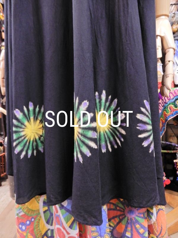 画像9: タイダイ レーヨン半袖チュニック (9)