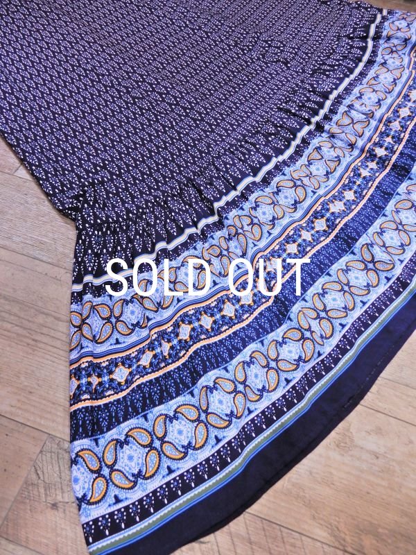 画像13: オリエンタル マキシ丈ワンピース (13)