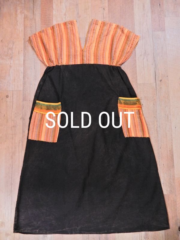 画像12: ストーンウォッシュ切替ワンピース (12)