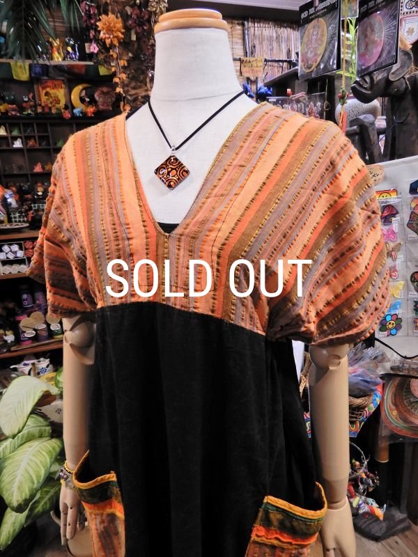 画像5: ストーンウォッシュ切替ワンピース (5)