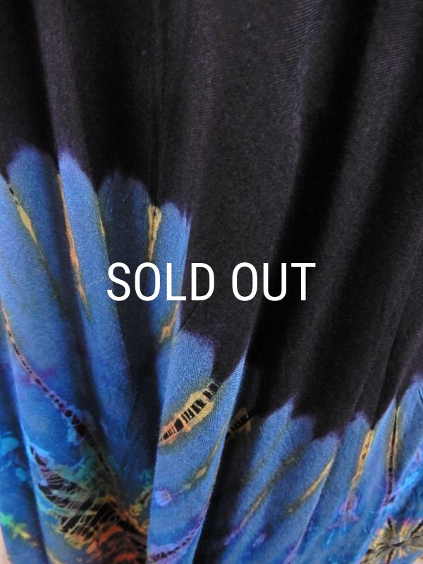 画像8: タイダイ レーヨン半袖チュニック (8)