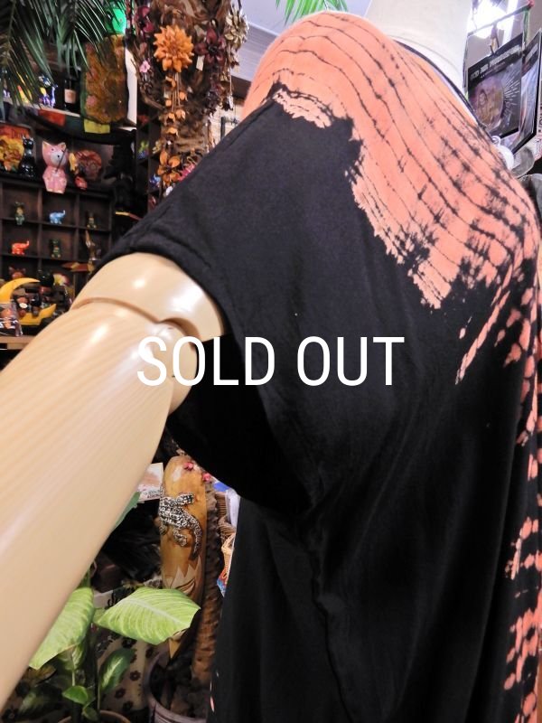 画像9: タイダイ 貫頭衣ワンピース (9)