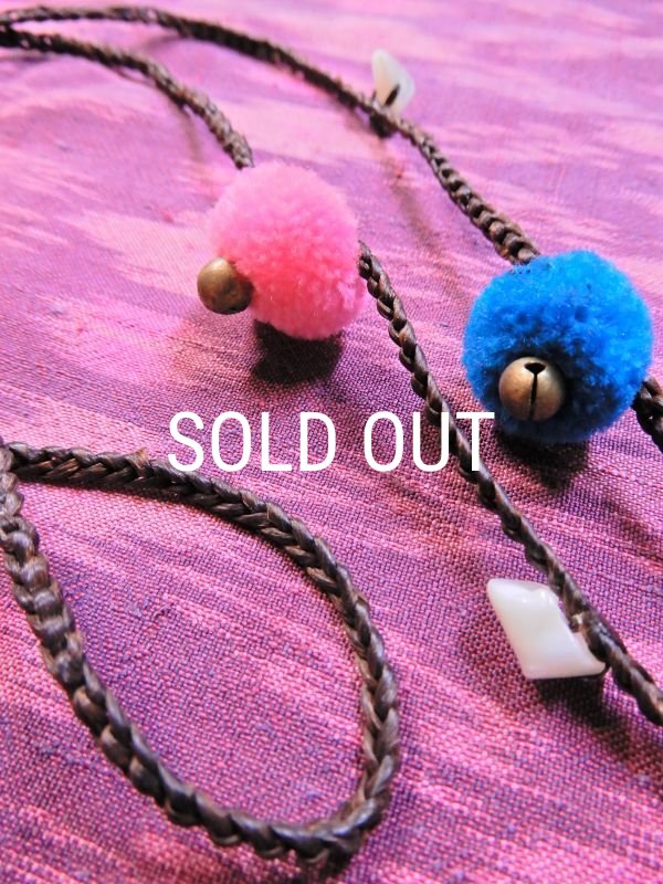 画像6: モン族ファブリック ネックレス (6)