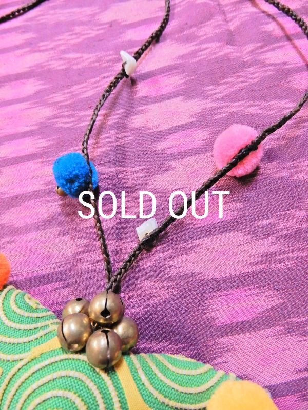 画像7: モン族ファブリック ネックレス (7)