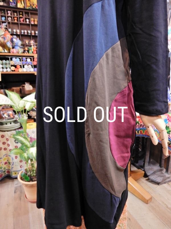 画像6: ラウンド切替コクーンワンピース (6)