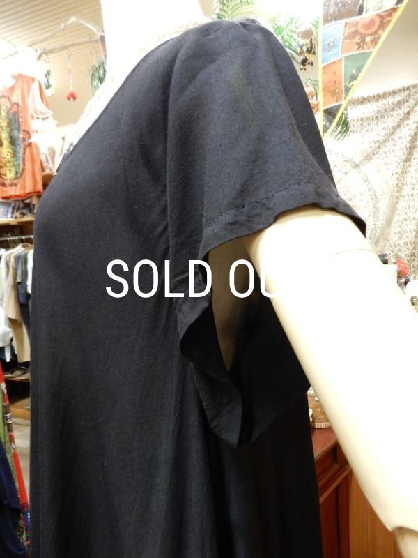 画像6: タイダイ レーヨン半袖チュニック (6)