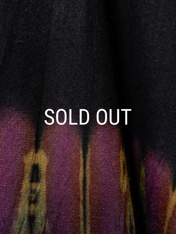 画像7: タイダイ レーヨン半袖チュニック (7)