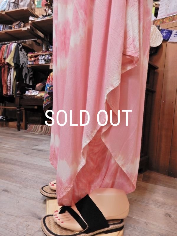 画像4: タイダイ 裾変形サロペットパンツ (4)