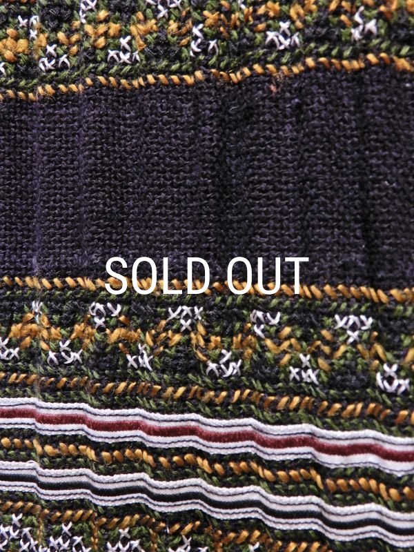 画像8: モン族刺繍 ロングスカート (8)