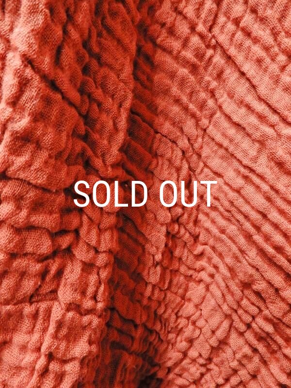 画像7: ダブルガーゼ フィッシュテール ロングワンピース (7)