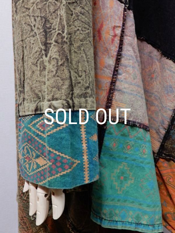 画像10: フロントパッチワークチュニック (10)