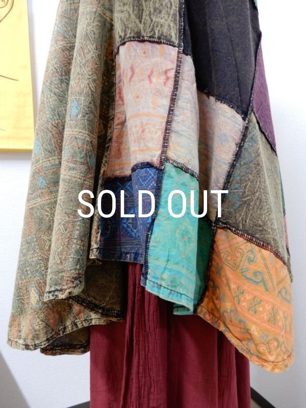 画像5: フロントパッチワークチュニック (5)