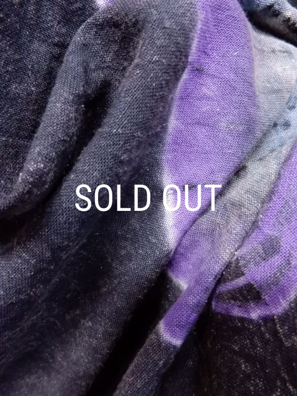 画像11: サークルタイダイ スクエアポンチョ (11)