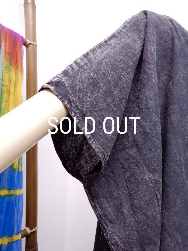 画像6: サークルタイダイ スクエアポンチョ (6)