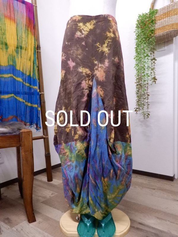 画像7: タイダイ 変形スカート (7)