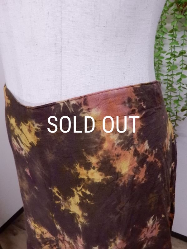 画像10: タイダイ 変形スカート (10)