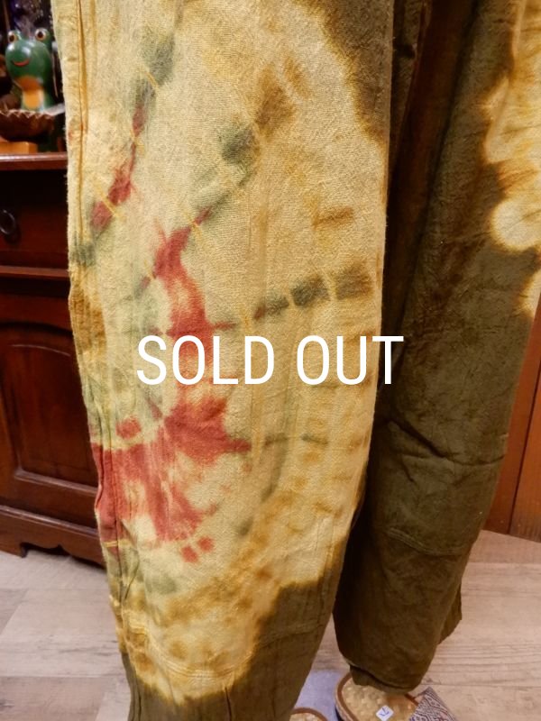 画像7: サイドサークルダイ コットンパンツ (7)