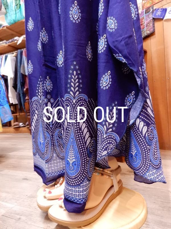 画像6: ラウンド裾 オリエンタルフレアパンツ (6)