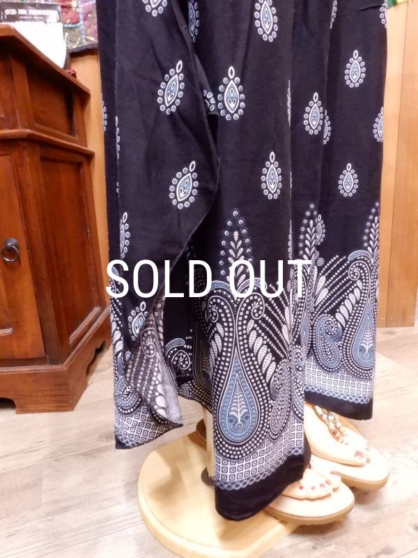 画像6: ラウンド裾 オリエンタルフレアパンツ (6)