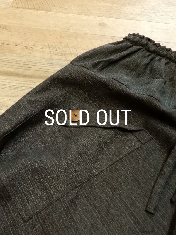 画像4: ぐるぐるプリント コットンサルエルパンツ (4)