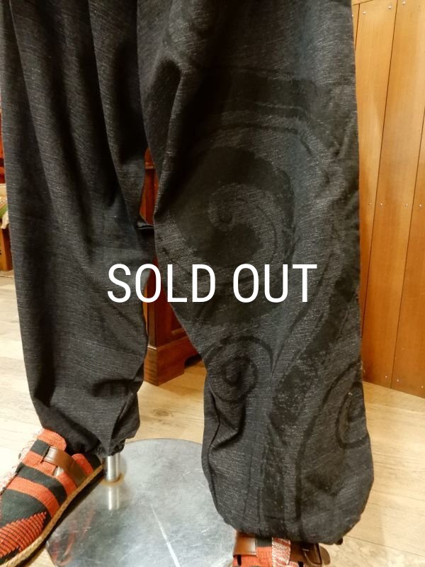 画像3: ぐるぐるプリント コットンサルエルパンツ (3)